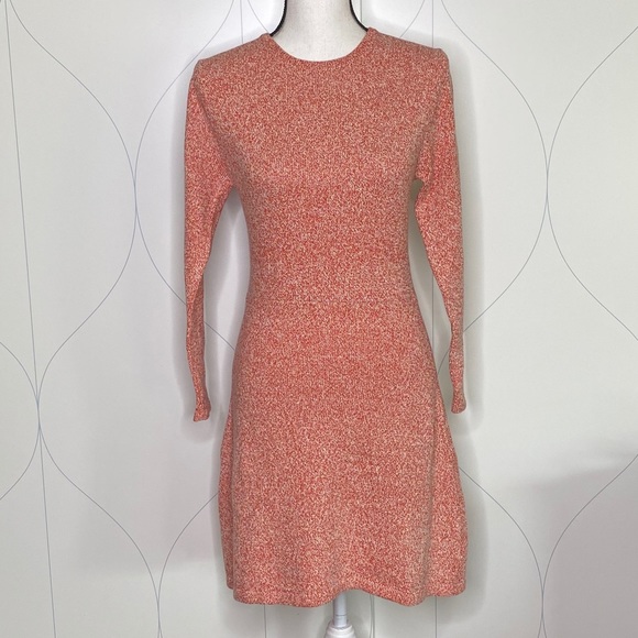 NWT Angie Heather Knit Sweater Dress Clay M - Picture 2 of 8